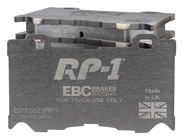 DP81823RP1 Sportowe klocki hamulcowe RP-1 Racing EBC Brakes Infiniti FX30D FX37 FX50 G37 M30D M35h M37 Q50 Q50 Hybrid Q60 Q60 Coupe Q70 QX70 Nissan 370Z 370Z Nismo Infiniti FX50 G37 M37 M56