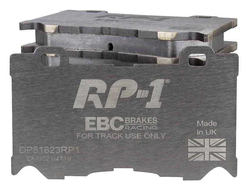 DP81823RP1 Sportowe klocki hamulcowe RP-1 Racing EBC Brakes Infiniti FX30D FX37 FX50 G37 M30D M35h M37 Q50 Q50 Hybrid Q60 Q60 Coupe Q70 QX70 Nissan 370Z 370Z Nismo Infiniti FX50 G37 M37 M56