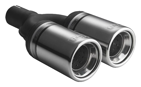 Uniwersalna końcówka tłumika okrągła 80mm długość 160mm średnica montażowa 45mm - N2-07K/45