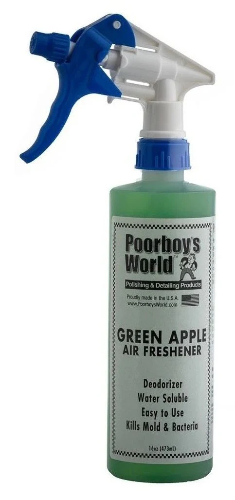 POORBOY'S WORLD Air Freshener - Green Apple zapach do auta odświeżacz powietrza o zapachu zielonego jabłka 473ml