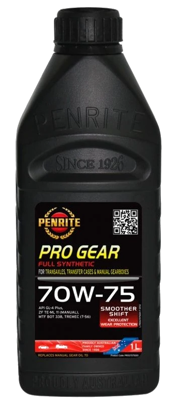 Olej przekładniowy Penrite PRO Gear 70W75 Full Synthetic 1L
