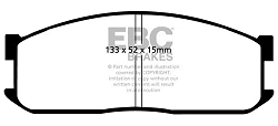 DP599 Klocki hamulcowe ULTIMAX2 EBC Brakes Mazda COMMERCIAL E2000 Panel Van E2200 Panel Van