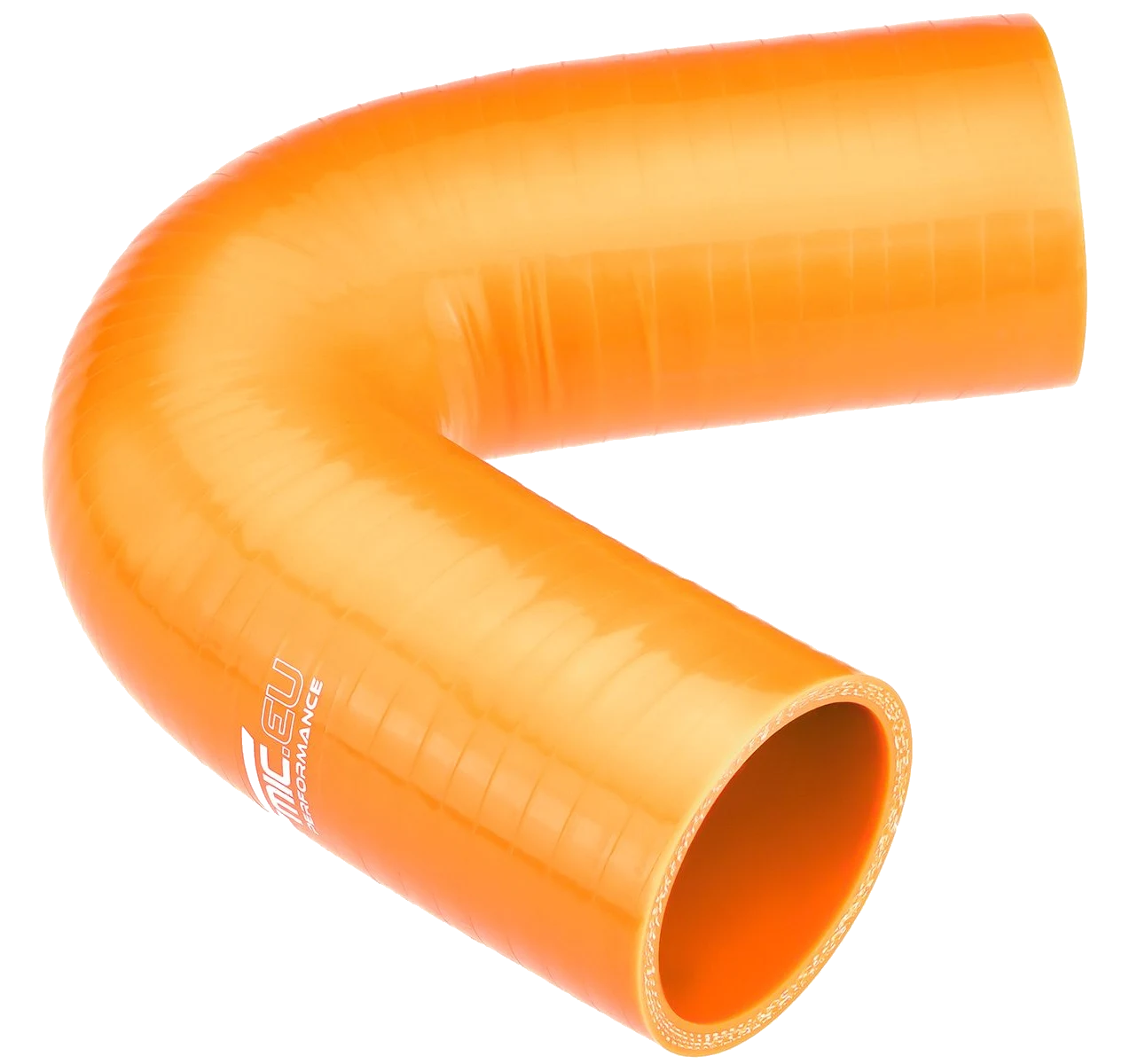 Kolanko silikonowe 135' 41mm Pomarańczowy
