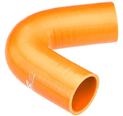 Kolanko silikonowe 135' 41mm Pomarańczowy