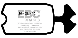 DP131 Klocki hamulcowe ULTIMAX2 EBC Brakes Citroen 2CV Ami 8 Dyane Mehari
