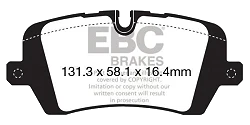 DP62161 Klocki hamulcowe GREENSTUFF EBC Brakes Land Rover Defender 90 L663 Defender 110/130 Defender 110 L663 Discovery 5 Range Rover L405 Range Rover Sport L494 Land Rover Defender 90 Defen