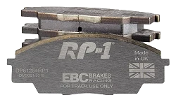 DP81254RP1 Sportowe klocki hamulcowe RP-1 Racing EBC Brakes Honda S2000 Civic 7th Gen EP4 ACURA CSX Canada Type S RSX Type S Honda S2000 Civic 7th Gen EP3 Type-R Civic 8th Gen FN2 Type-R Int