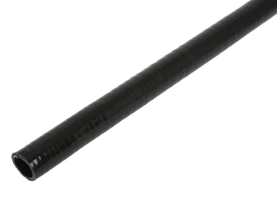 Wąż silikonowy czarny elastyczny gładki 1,0" (25mm)