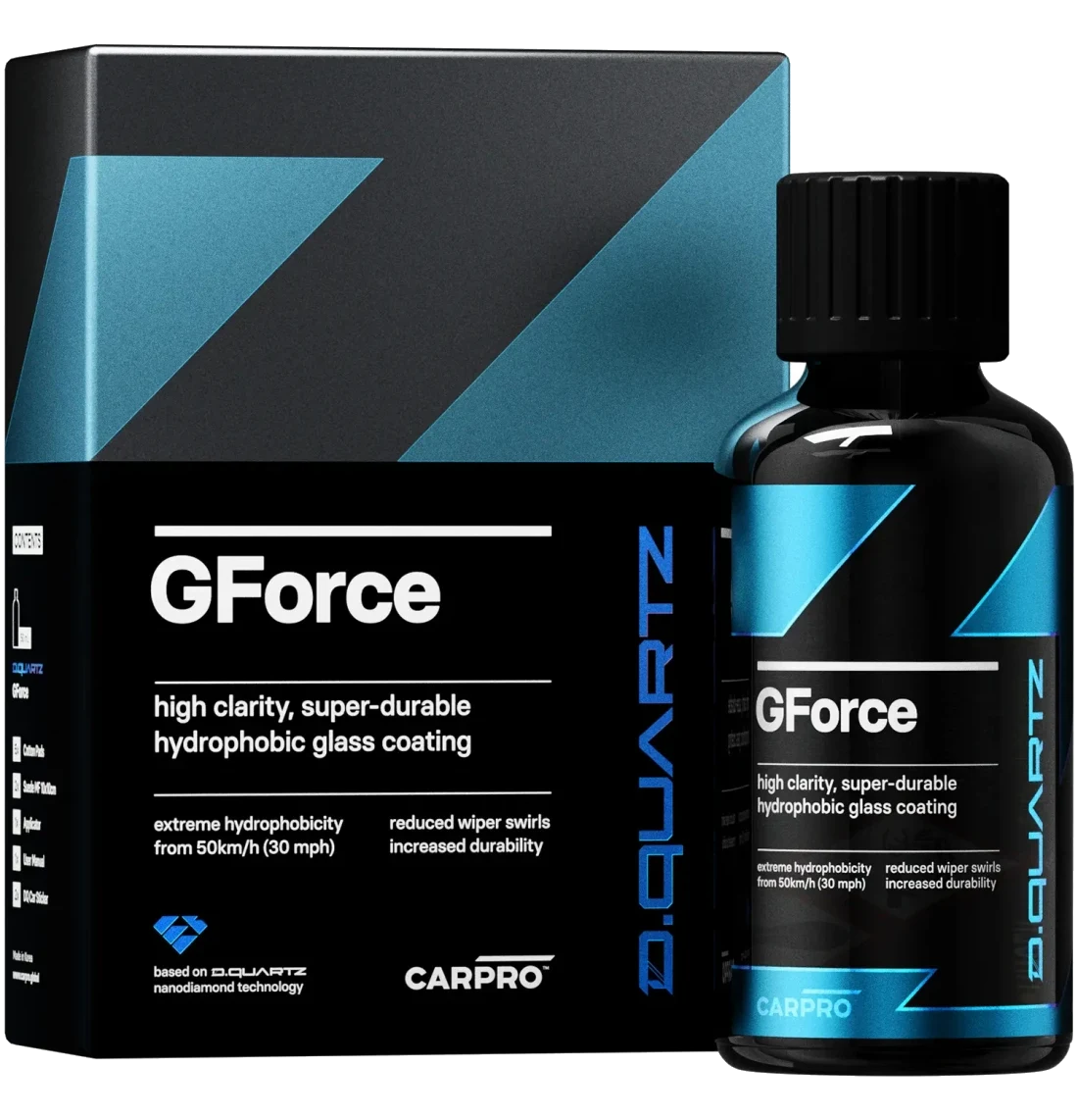 CAR PRO DQuartz GForce nanodiamentowa powłoka do zabezpieczania szyb 50ml