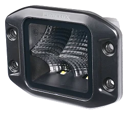 Lampa Robocza LED Purelux Black Flush Mount Square 12cm 40W Szeroki Strumień