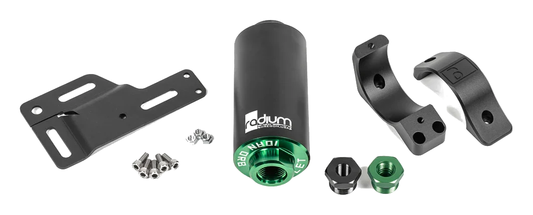 Zestaw filtra paliwa Stainless Filter Radium Engineering Mitsubishi EVO 2001-2006
