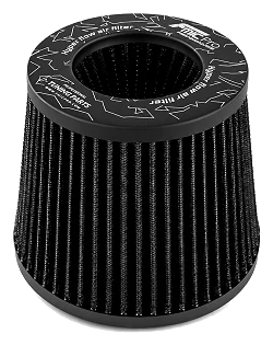 Stożkowy filtr powietrza FMIC.Pro dł. 125mm średnica montażowa 76mm czarny