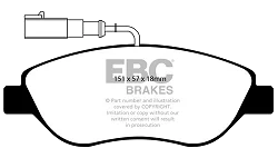 DP41382R Klocki hamulcowe YELLOWSTUFF EBC Brakes Alfa Romeo Fiat Bravo Stilo Stilo Multiwagon Lancia Delta MiTo