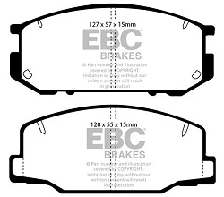DP877 Klocki hamulcowe ULTIMAX2 EBC Brakes Toyota Celica Supra MA61 Estima Lucida Previa