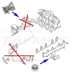 Zamiennik zaworu EGR VW Touareg Crafter z silnikami R5 2.5 TDI - F_EGR_13/ZU