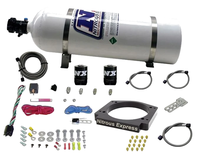 Adapter Plate System 112mm with 15Lb Bottle for GM Vehicles Nitrous Express NX 20917-15