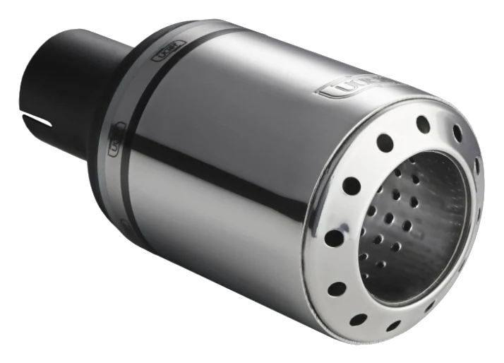 Uniwersalna końcówka tłumika okrągła 100mm długość 120mm średnica montażowa 55mm - N1-22/55