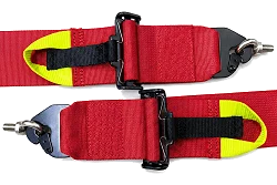 Pasy sportowe FMIC.Pro FIA 2031 8853-2016 6-punktowe 3"x 3" Czerwone