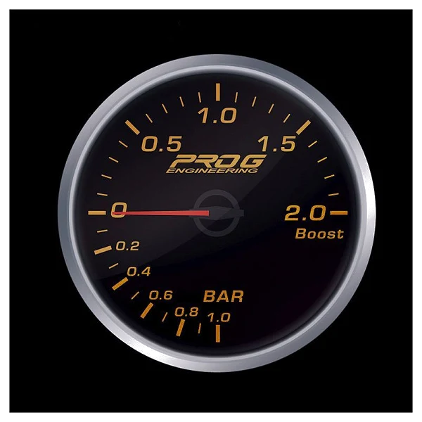 Wskaźnik Pro G Race Series 2 RS, doładowania Boost 2 Bar RED 60mm