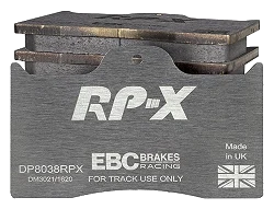 DP8038RPX Sportowe klocki hamulcowe RP-X Racing EBC Brakes AC 378
