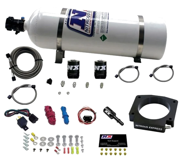 Nitrous Plate System with 15Lb Bottle for Ford Mustang GT350 Nitrous Express NX 20953-15