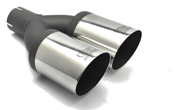 Uniwersalna końcówka tłumika okrągła 90mm długość 220mm średnica montażowa 50mm - N2-90-1*/50