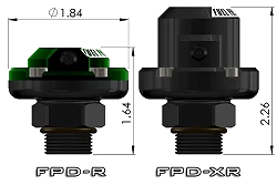 Fuel Pulse Damper FPD-R 8AN ORB Direct Mount Kits Radium Engineering