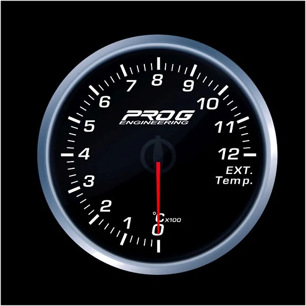 Wskaźnik Pro G Race Series RS, temperatury spalin EGT °C WHITE 52mm