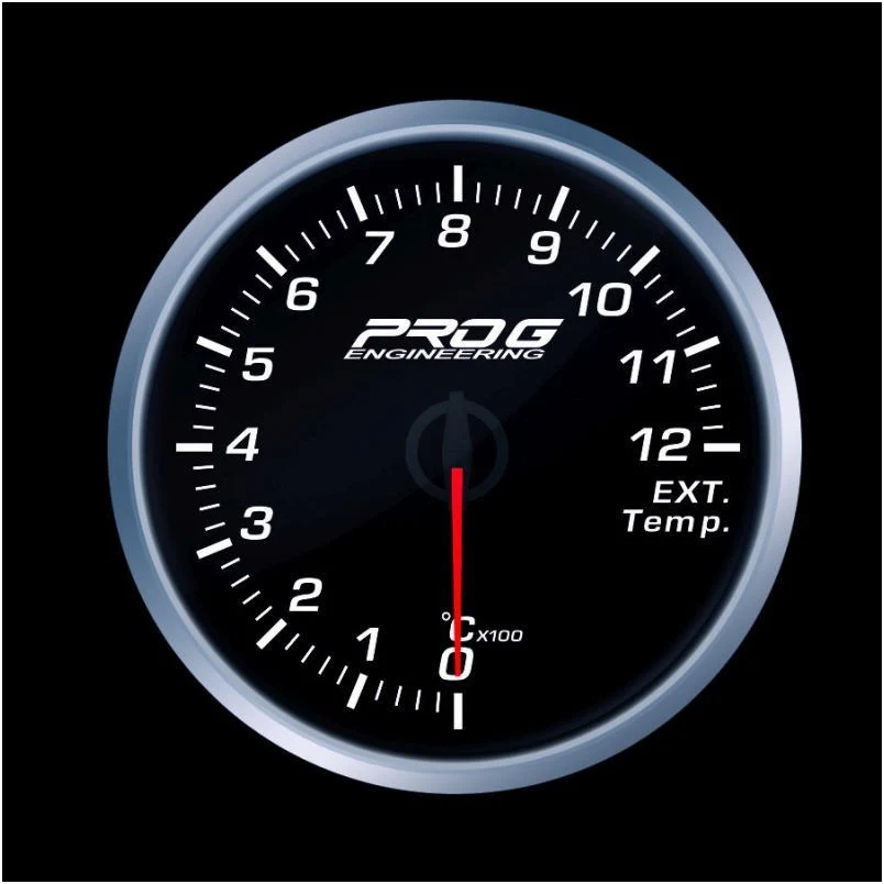 Wskaźnik Pro G Race Series 2 RS, temperatury spalin EGT °C WHITE 52mm
