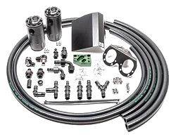 Dual Catch Can Kit for Subaru EJ Turbo 02-21 Fluid Lock Radium Enginnering