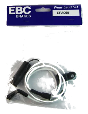 EFA090 Czujnik zużycia klocków hamulcowych EBC Brakes BMW 5 Series E39 520 5 Series E39 523 5 Series E39 525 5 Series E39 528 5 Series E39 530 5 Series E39 540 BMW 525i E39 528 E39 530i E39