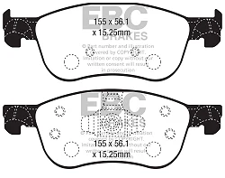 DPX2353 Klocki hamulcowe ULTIMAX2 EBC Brakes Ford Fiesta Mk8 Fiesta Active Ford COMMERCIAL Fiesta Van Mk8 Fiesta Sport Van Fiesta Mk8 ST