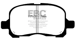DP1195 Klocki hamulcowe ULTIMAX2 EBC Brakes Toyota Corolla AE111 Corolla ZZE112