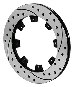 Wilwood 160-7101-BK SRP Drilled & Slotted Performance 11.75 Right Black