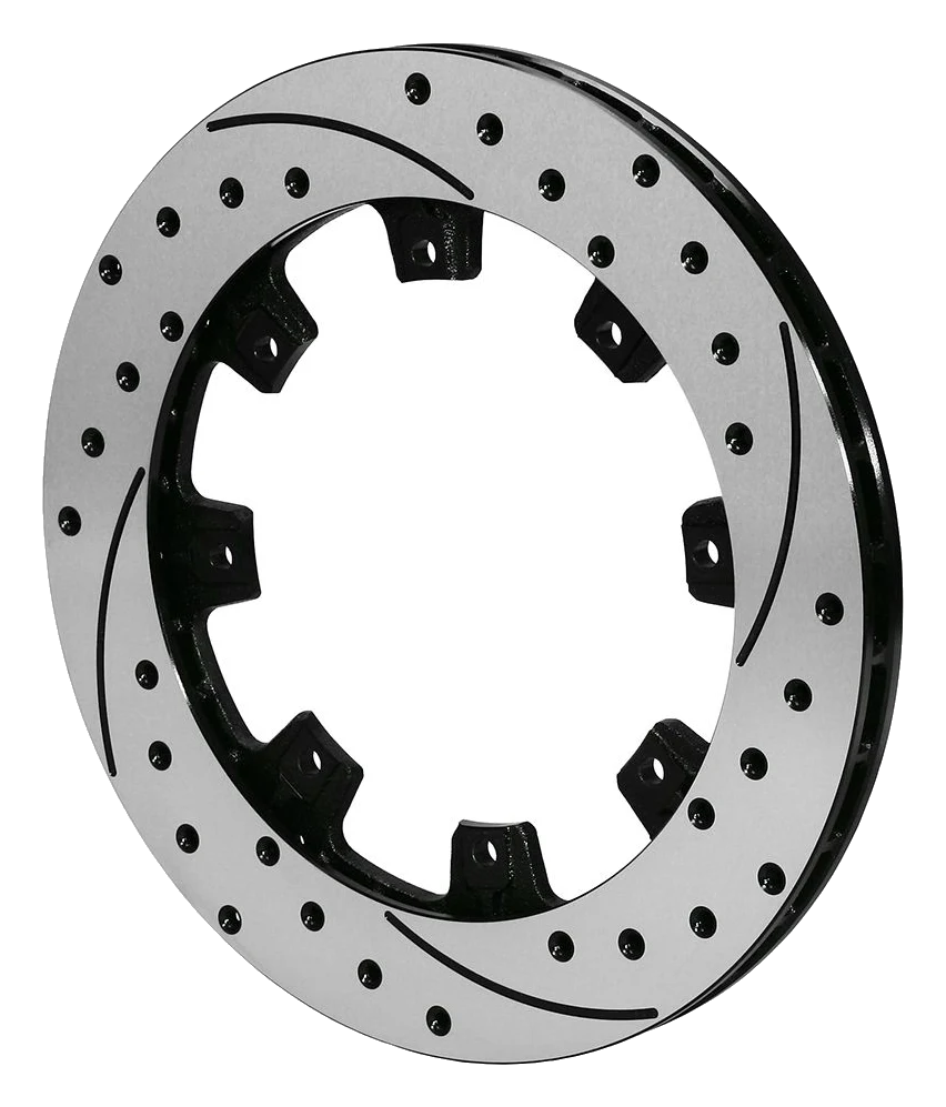 Wilwood 160-7101-BK SRP Drilled & Slotted Performance 11.75 Right Black