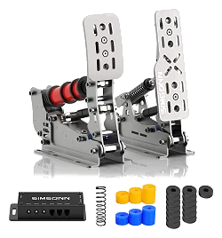 Pedalbox Pedały SIMSONN Plus X Racing Simracing Symulator - Srebrny - PLUS X