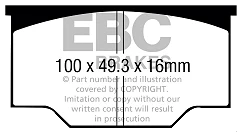 DP4073R Klocki hamulcowe YELLOWSTUFF EBC Brakes