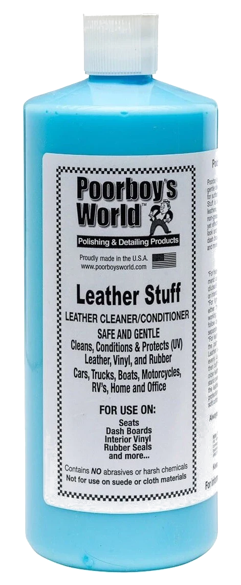 POORBOY'S WORLD Leather Stuff czyści i odżywia pielęgnacja skóry 2w1 946ml