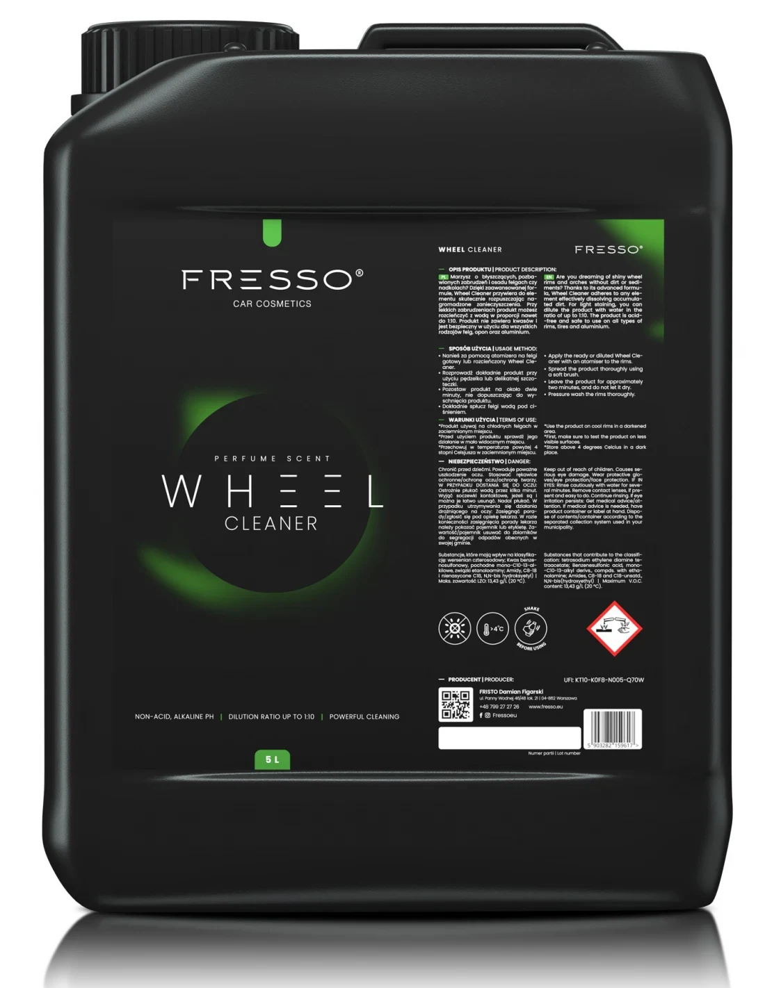 FRESSO Wheel Cleaner do czyszczenia kół felg 5l 5000ml