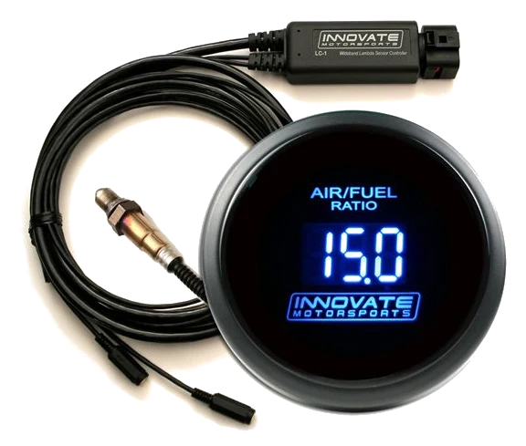 Zestaw LC-2 z zegarem DB Blue Innovate 3795 - Niebieskie podświetlanie, sonda szerokopasmowa AFR