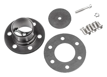 FCST 6 Bolt Remote Mount Fill Neck Straight 1.5IN Barb Radium Engineering