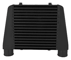 Intercooler 280x280x76mm FMIC.EU Górny Wlot / Wylot Czarny
