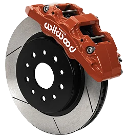 Wilwood 140-17275-R AERO6-DM Direct-Mount Truck Front Brake Kit 13.38 Red for Jeep