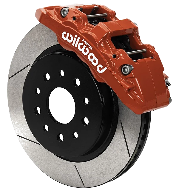 Wilwood 140-17275-R AERO6-DM Direct-Mount Truck Front Brake Kit 13.38 Red for Jeep