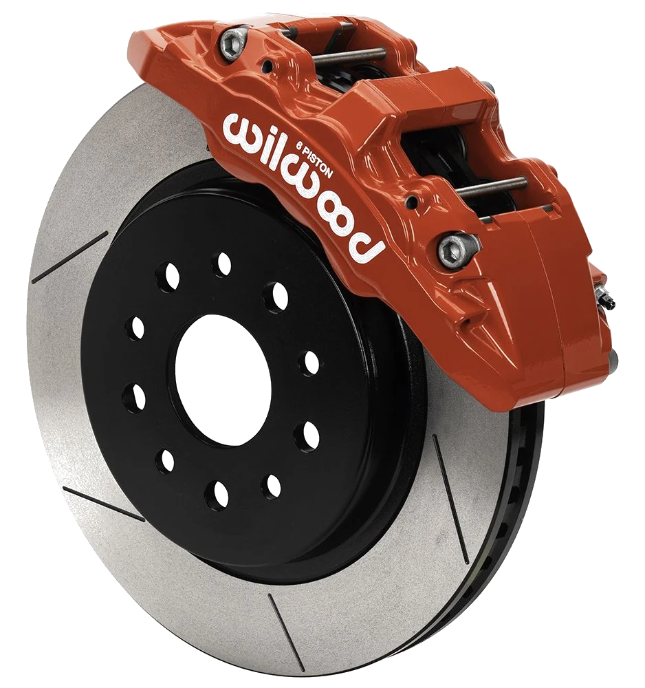 Wilwood 140-17275-R AERO6-DM Direct-Mount Truck Front Brake Kit 13.38 Red for Jeep