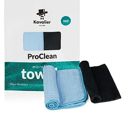 KAVALIER ProClean Microfiber Towel - Glass Gleamers Set 2pack