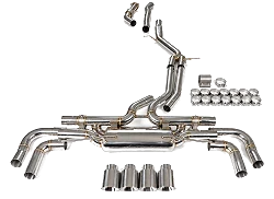 Aktywny układ wydechowy z klapami Cat-Back Single Flow FMIC.Pro Porsche Cayenne 9YA Coupe 9YB 3.0L 2018-2022