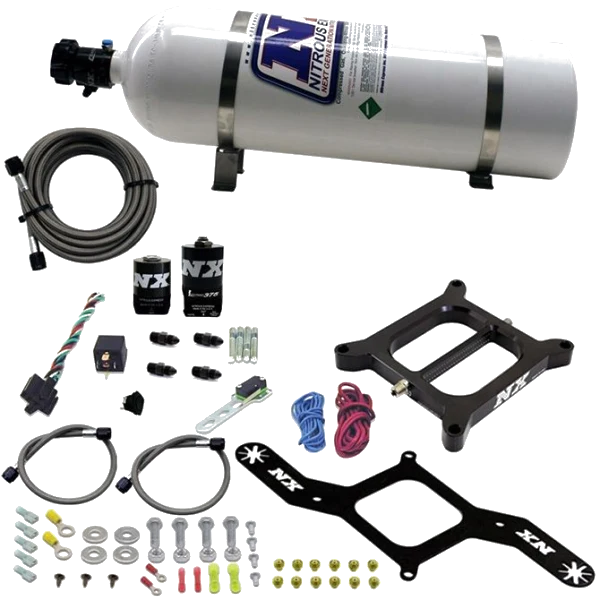 4150 RNC Conventiona Plate System 300-750Hp with 15Lb Bottle Nitrous Express NX 55140-15