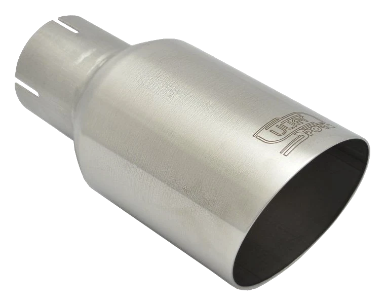 Uniwersalna końcówka tłumika okrągła 90mm długość 120mm średnica montażowa 50mm - NS1-90-1*/50