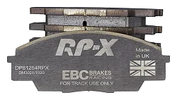 DP81254RPX Sportowe klocki hamulcowe RP-X Racing EBC Brakes Honda S2000 Civic 7th Gen EP4 ACURA CSX Canada Type S RSX Type S Honda S2000 Civic 7th Gen EP3 Type-R Civic 8th Gen FN2 Type-R Int